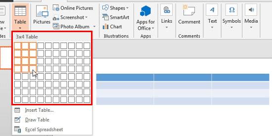 Hướng dẫn làm việc với bảng (Tablet) trong PowerPoint